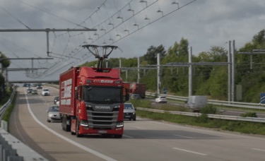 E-LKW Teststrecke