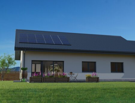 Einfamilienhaus mit Solaranlage