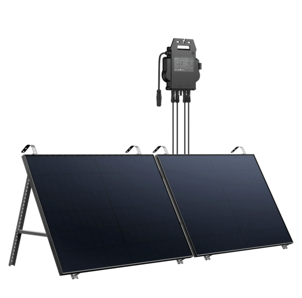 Anker SOLIX Balkonkraftwerk 890Wp IBC Solarmodul mit Bodenhalterungen mit Bodenhalterungen / 890W IBC*-Solarleistung | 15 Jahre Garantie