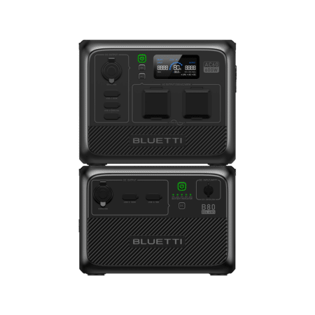 BLUETTI AC60 Tragbare Powerstation | 600 W 403 Wh, AC60+B80 | 600 W 1209 Wh Power-Kit