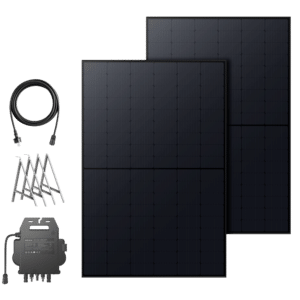 Balkonkraftwerk RS40B (820W PV) mit Balkonhalterungen Balkonkraftwerk