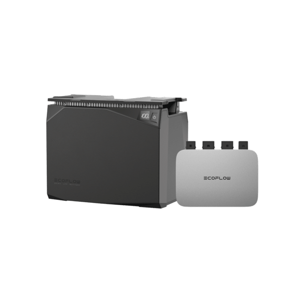 EcoFlow PowerStream Balkonkraftwerk 2 kWh/5 kWh wasserfeste Batterieserie 800 W | Mikrowechselrichter: PowerStream 800 W | Modell: Wasserfeste Batterie 2 kWh | Mehrwertsteuer: 0 % MwSt. (Nur Deutschland)