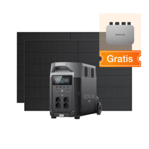 EcoFlow PowerStream Balkonkraftwerk mit 3 kWh Speicher 800W - DELTA Pro | Bundles: Gratis PowerStream 800W mit Batteriekabel + 2x 400W Starres Solarpanel + DELTA Pro (mit Batteriekabel) | Zubehör: Ohne | Mehrwertsteuer: Inkl. MwSt.